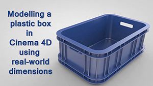 C4D塑料箱精模教程素材文件