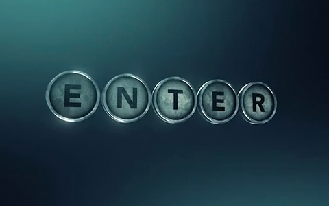 Element3D 打字机logo Typewriter Keys Logo