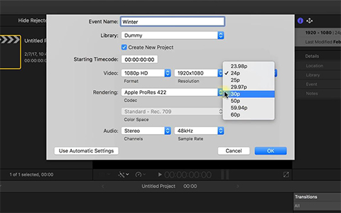 Final Cut Pro X教程