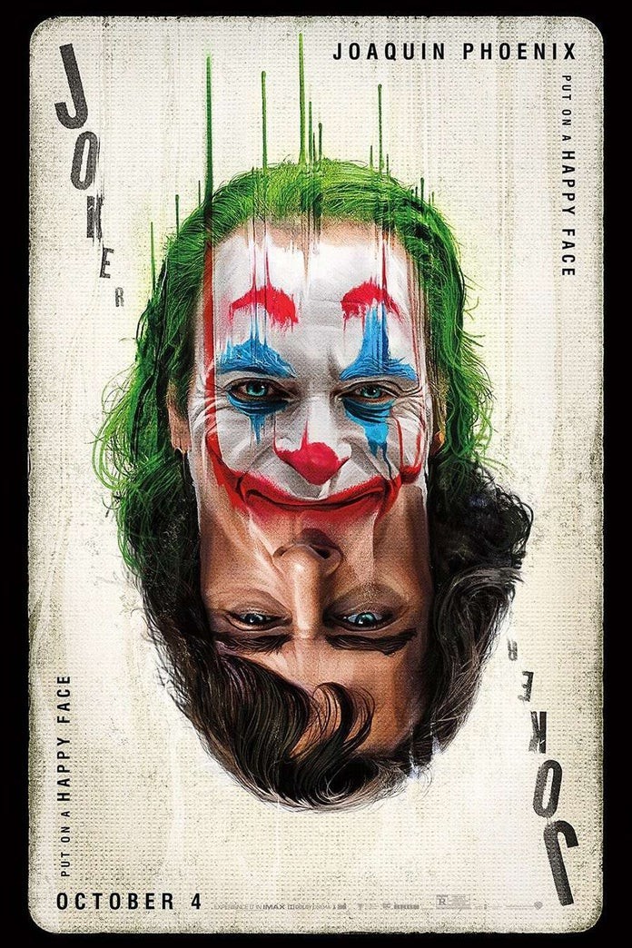 DC电影《小丑》新海报 小丑妆容滑落